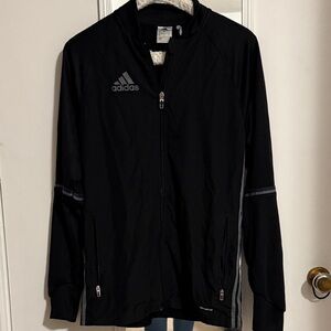 Adidas Black Full-Zip Sports Jacket